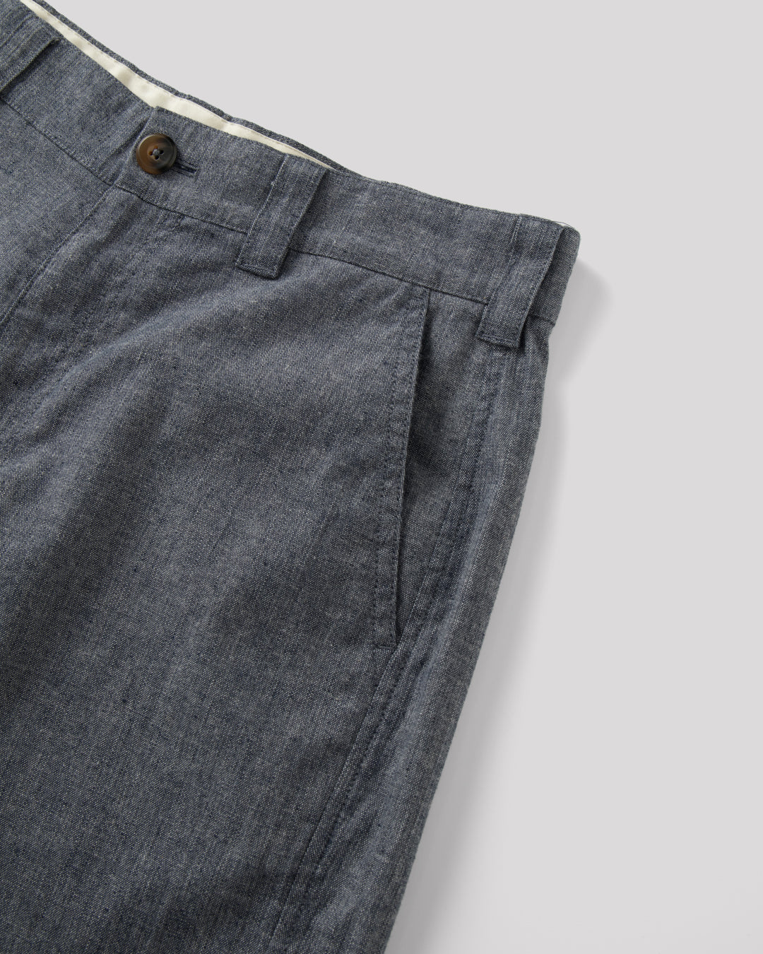 SAMBASHI - Garment Washed Linen Cotton Sanp Shorts