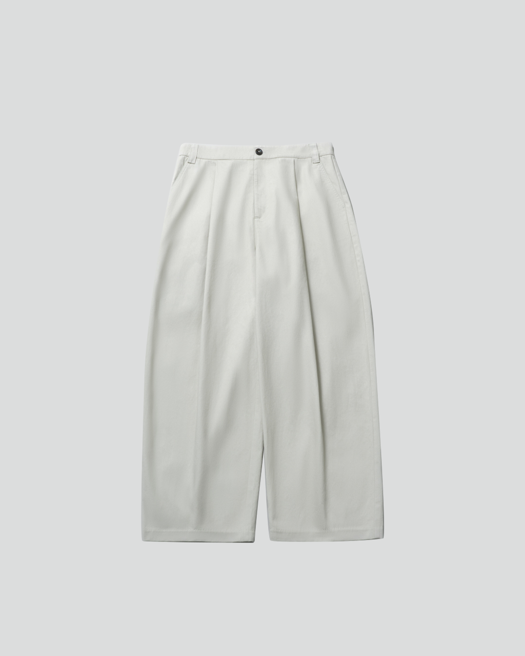 Garment Washed Twill Sanp Pants for GR - Mint Gray