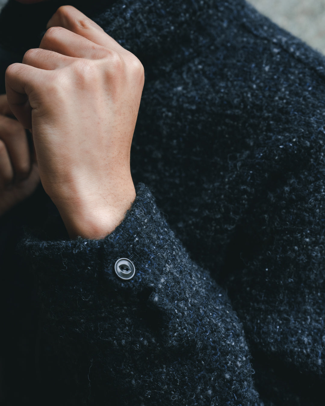Alpaca Silk Tweed Zip