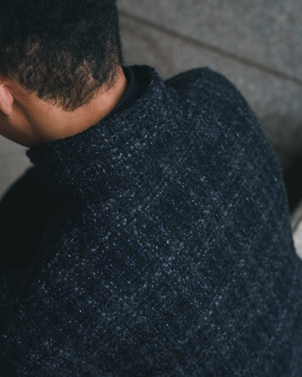 Alpaca Silk Tweed Zip