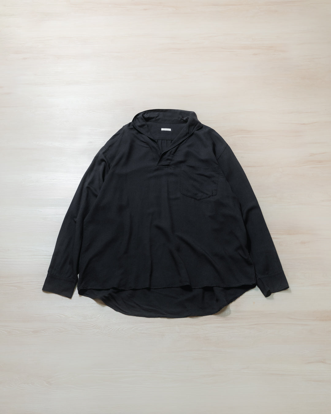 Silk Wool Skipper Shirt