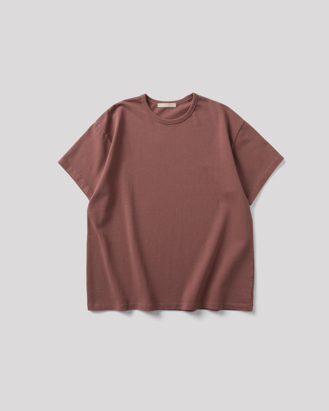 SAMBASHI - PreDye Cotton Boxy Jersey Tee (Terracotta)