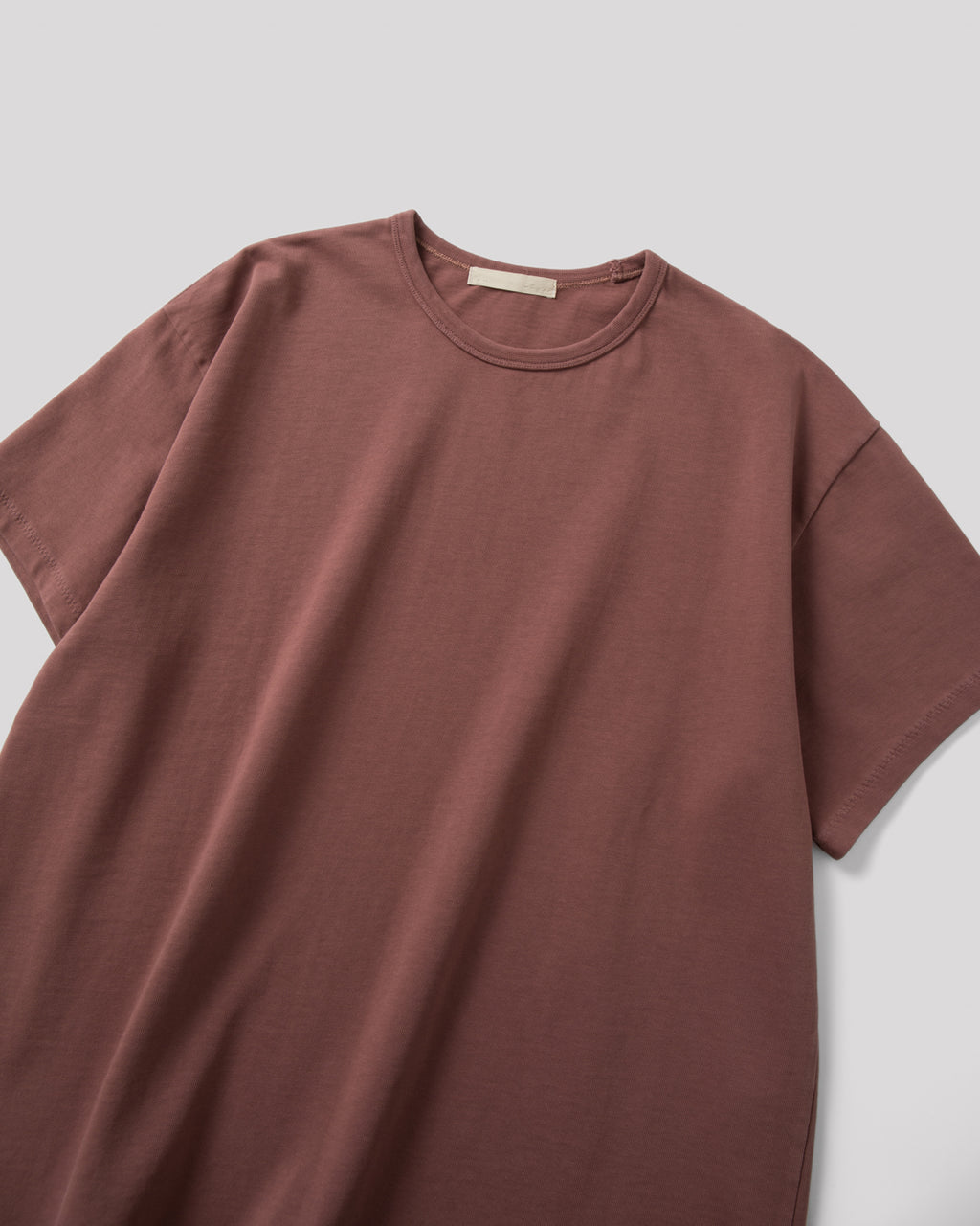 SAMBASHI - PreDye Cotton Boxy Jersey Tee (Terracotta)