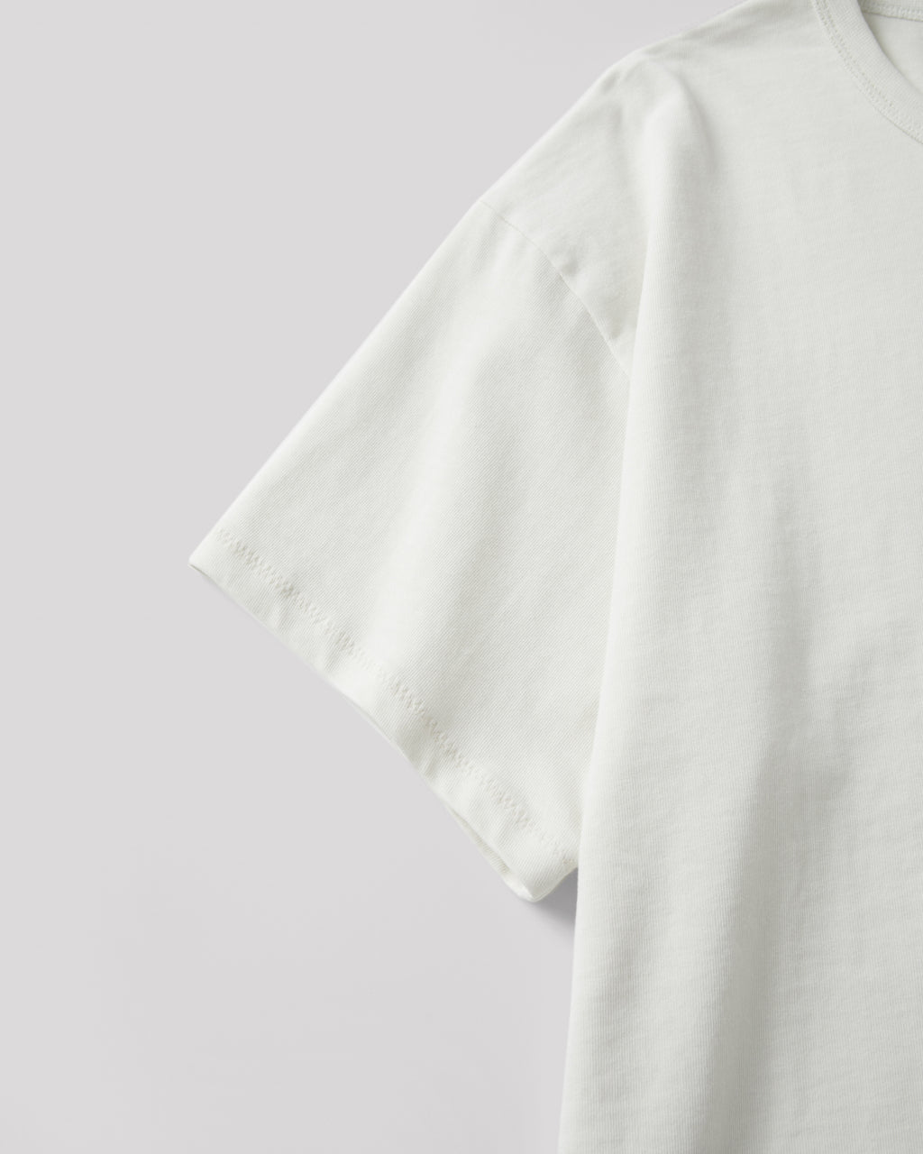 SAMBASHI - PreDye Cotton Boxy Jersey Tee (White)