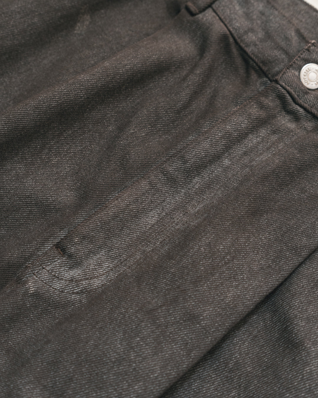 AURALEE - Redye Hard Twist Denim Wide Slacks