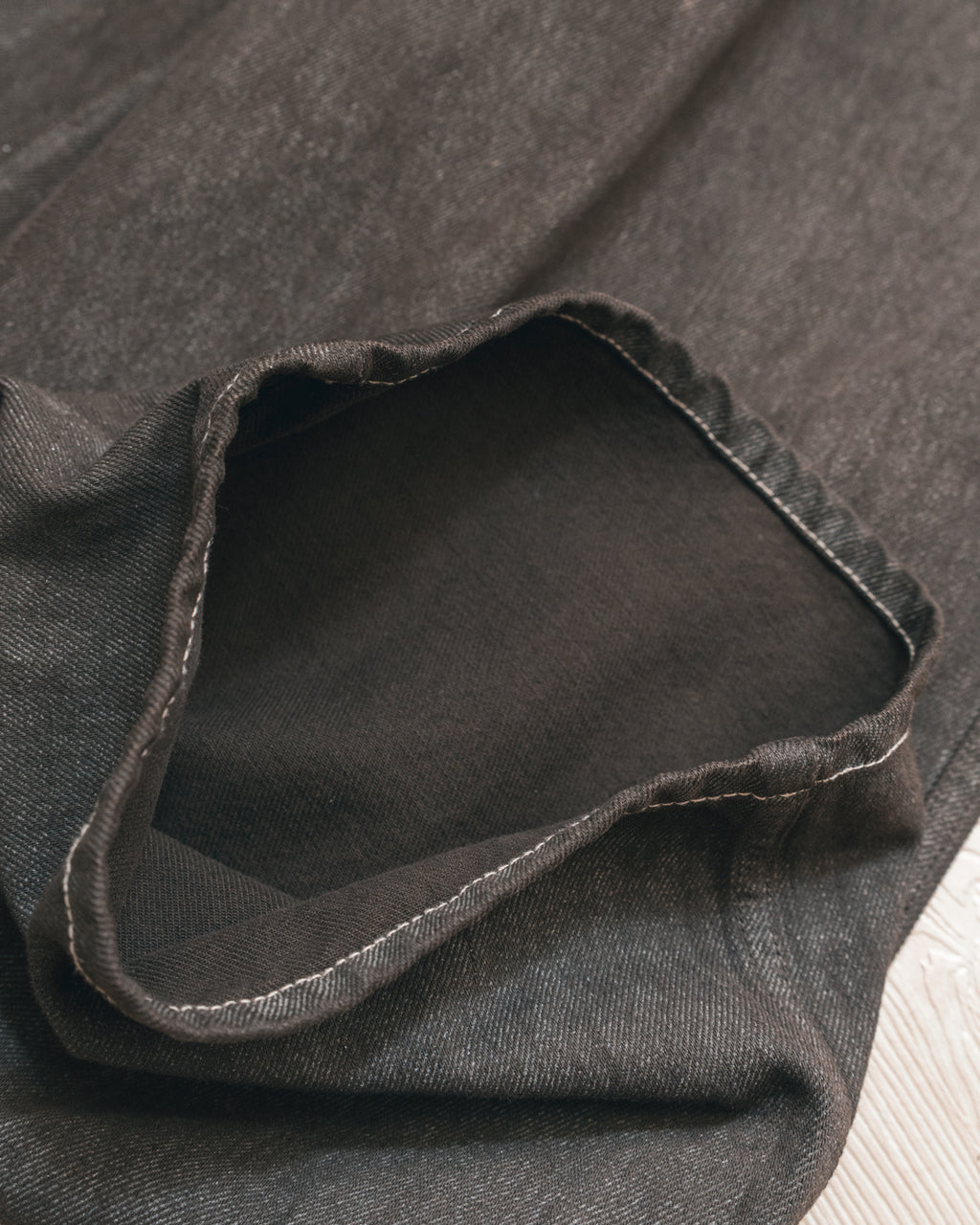 AURALEE - Redye Hard Twist Denim Wide Slacks