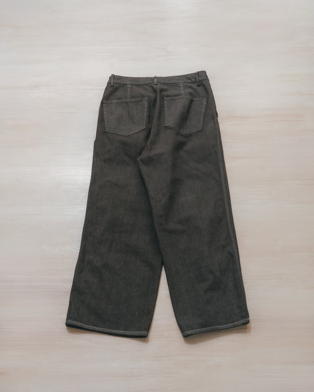AURALEE - Redye Hard Twist Denim Wide Slacks
