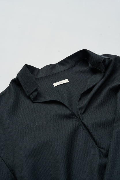 Micro Check Vareuse Shirt