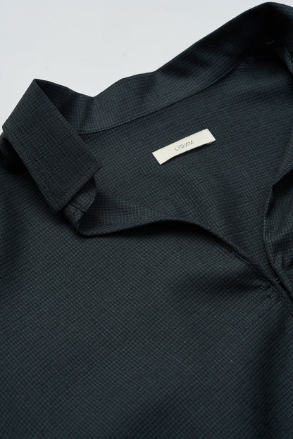 Micro Check Vareuse Shirt