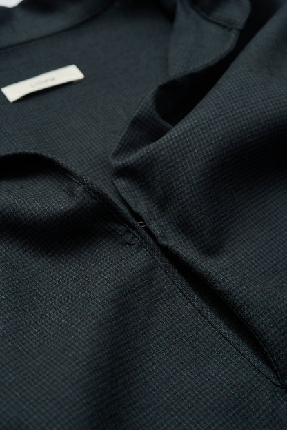 Micro Check Vareuse Shirt