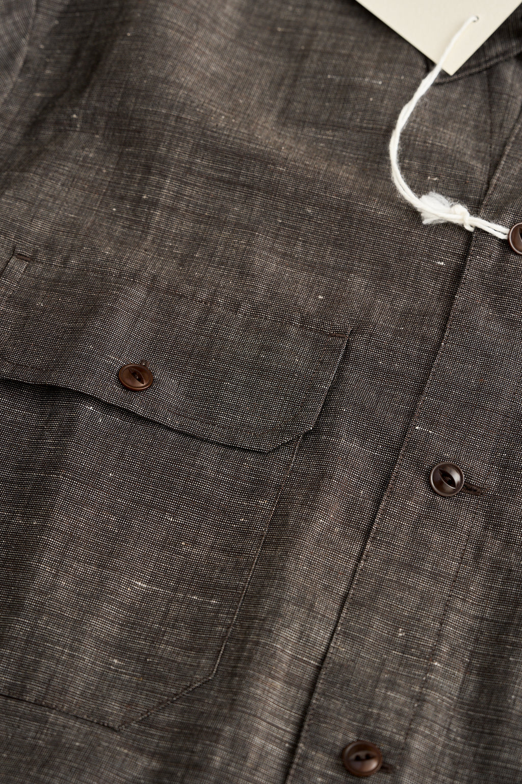 Linen Wool Pinhead Shirt