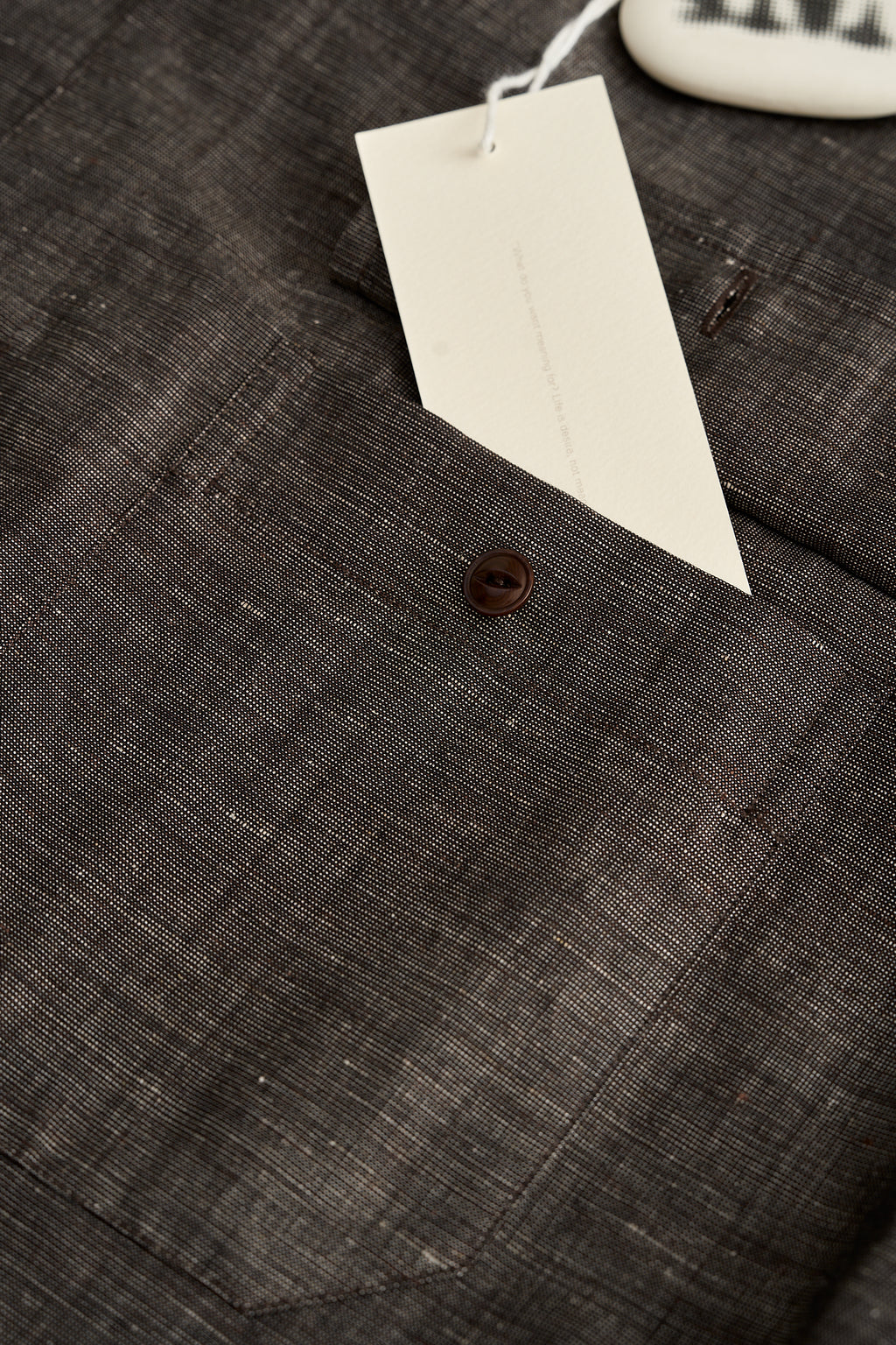 Linen Wool Pinhead Shirt