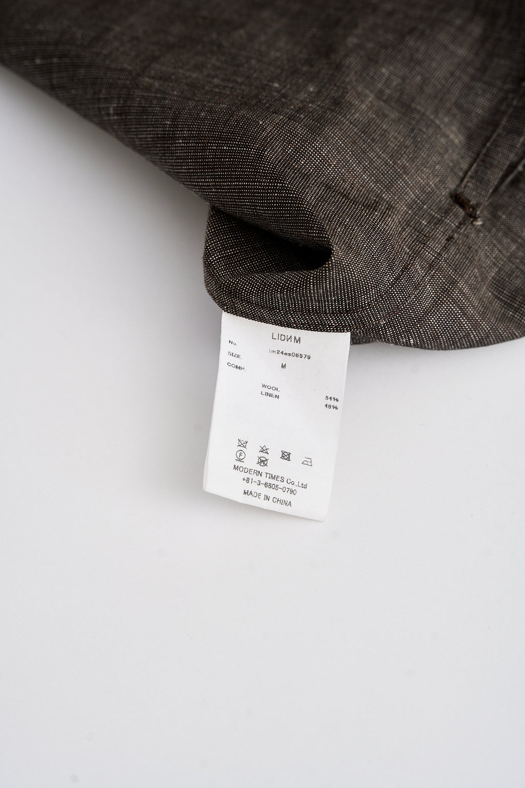 Linen Wool Pinhead Shirt