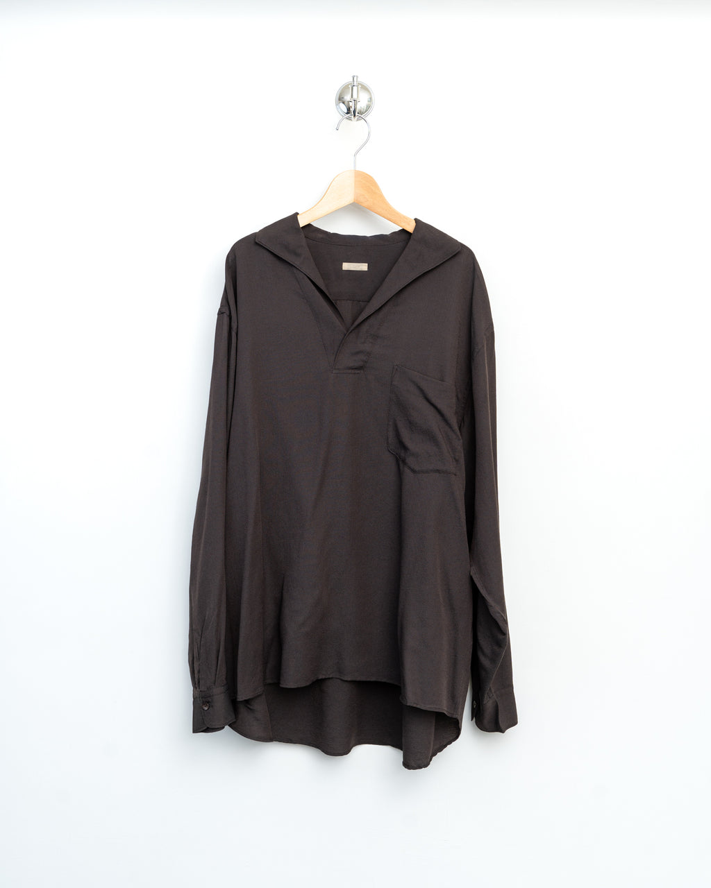Silk Wool Skipper Shirt
