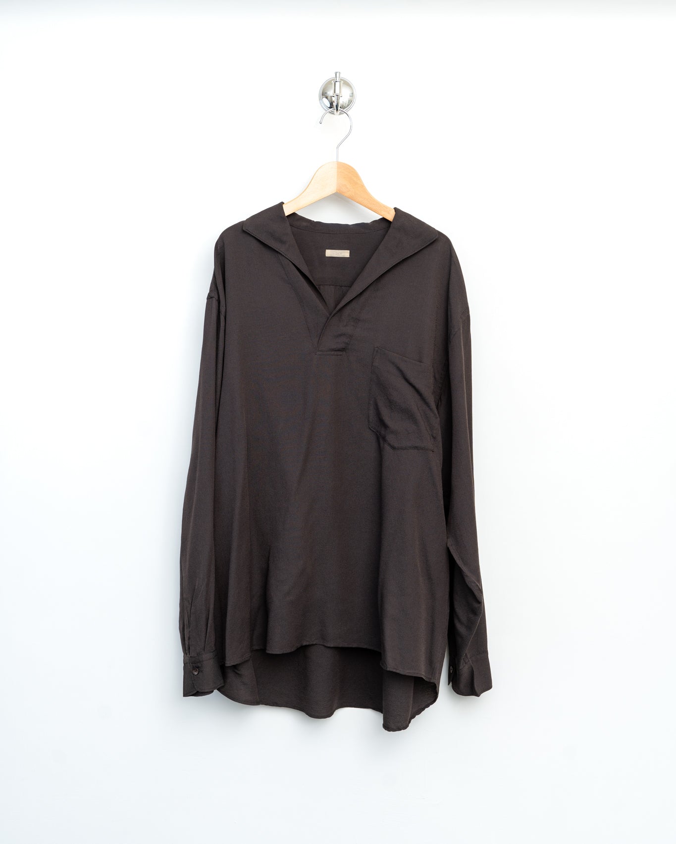 Silk Wool Skipper Shirt