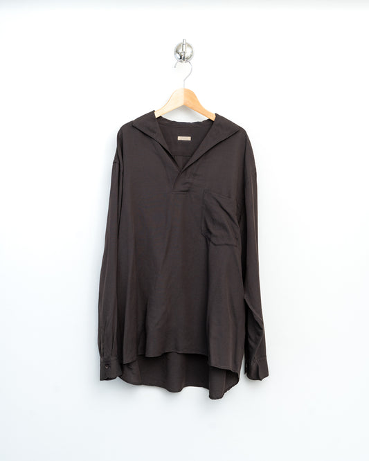 Silk Wool Skipper Shirt