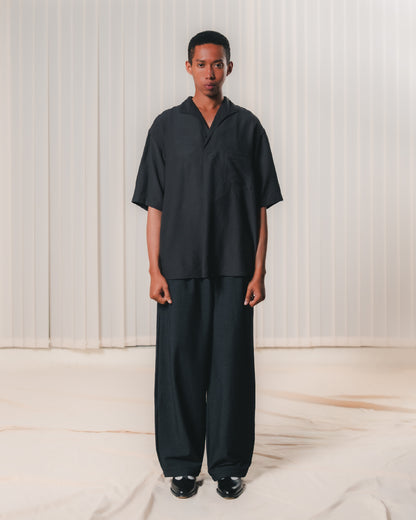 Rayon Washer Skipper Shirt