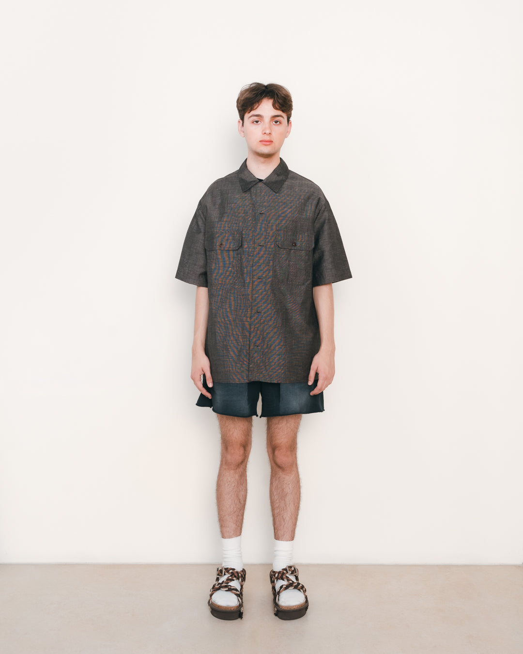 Linen Wool Pinhead Shirt – SAMBASHI