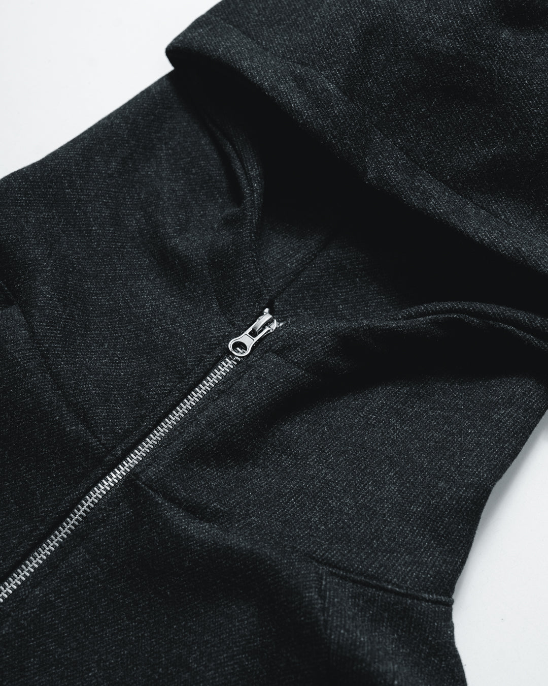 Wool PO Sweat Zip Hoodie