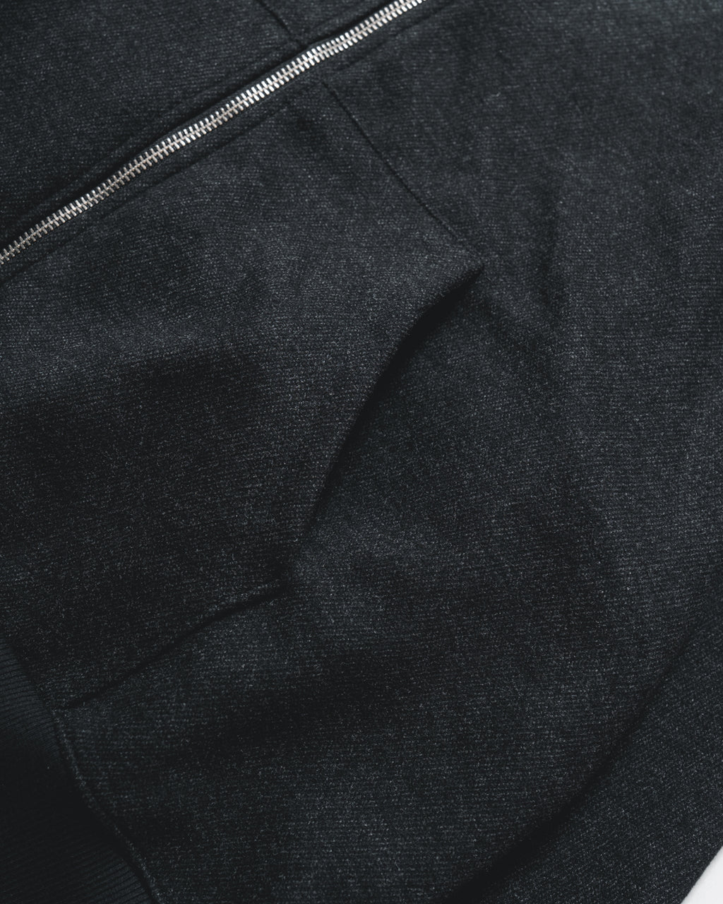 Wool PO Sweat Zip Hoodie