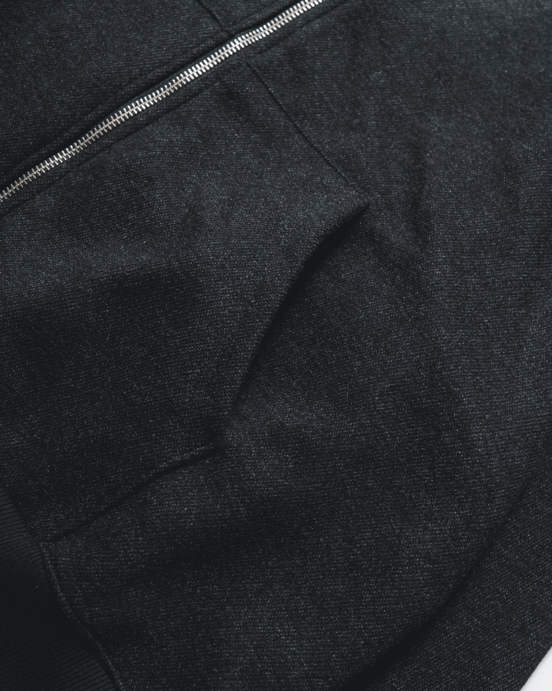 Wool PO Sweat Zip Hoodie