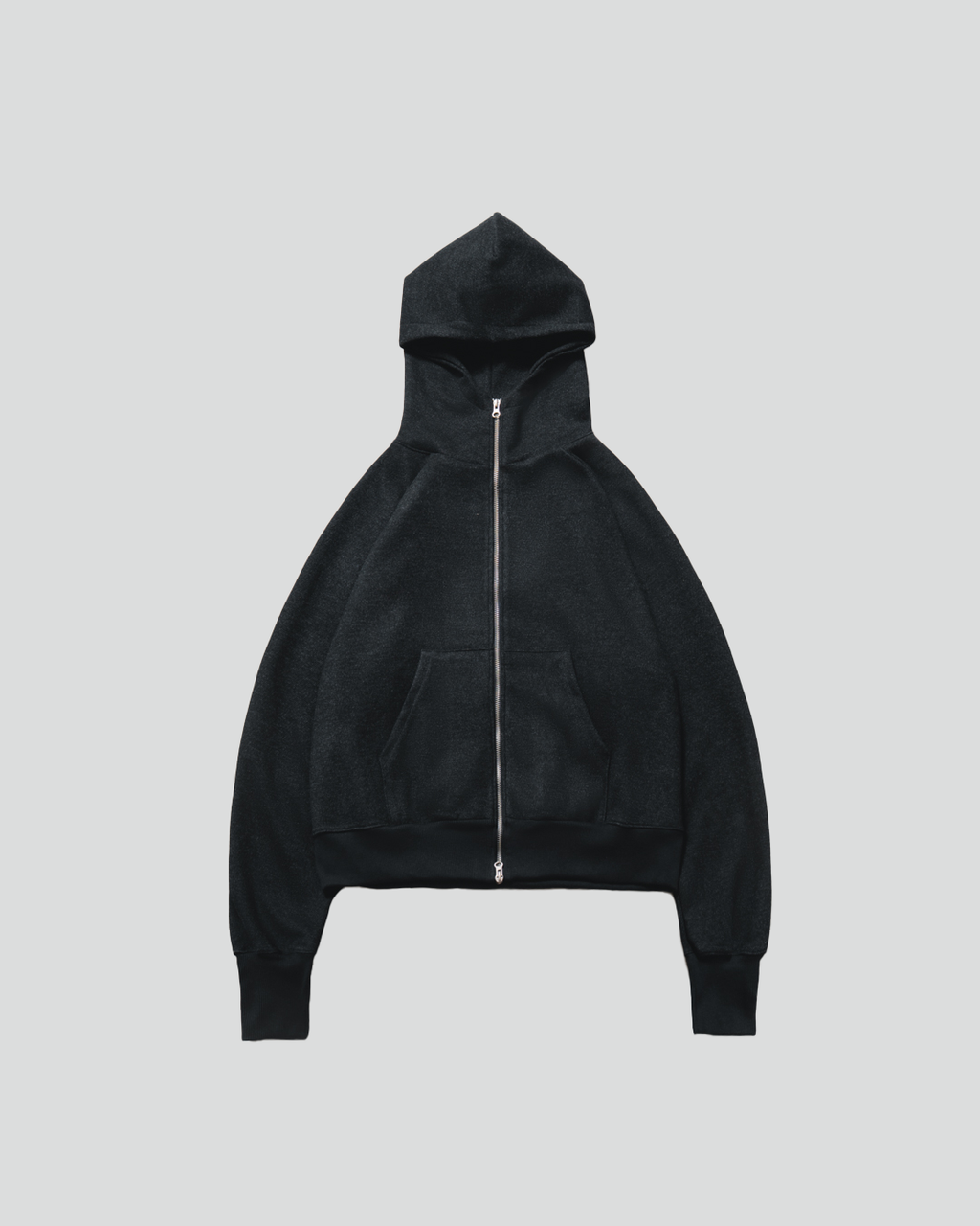Wool PO Sweat Zip Hoodie