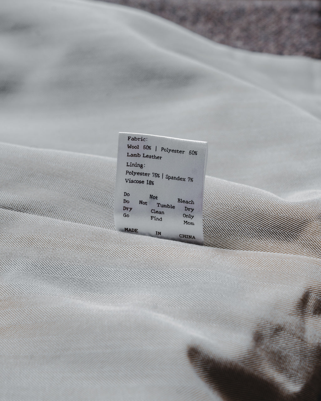 B-6 Wool Tweed PO Zip Blouson