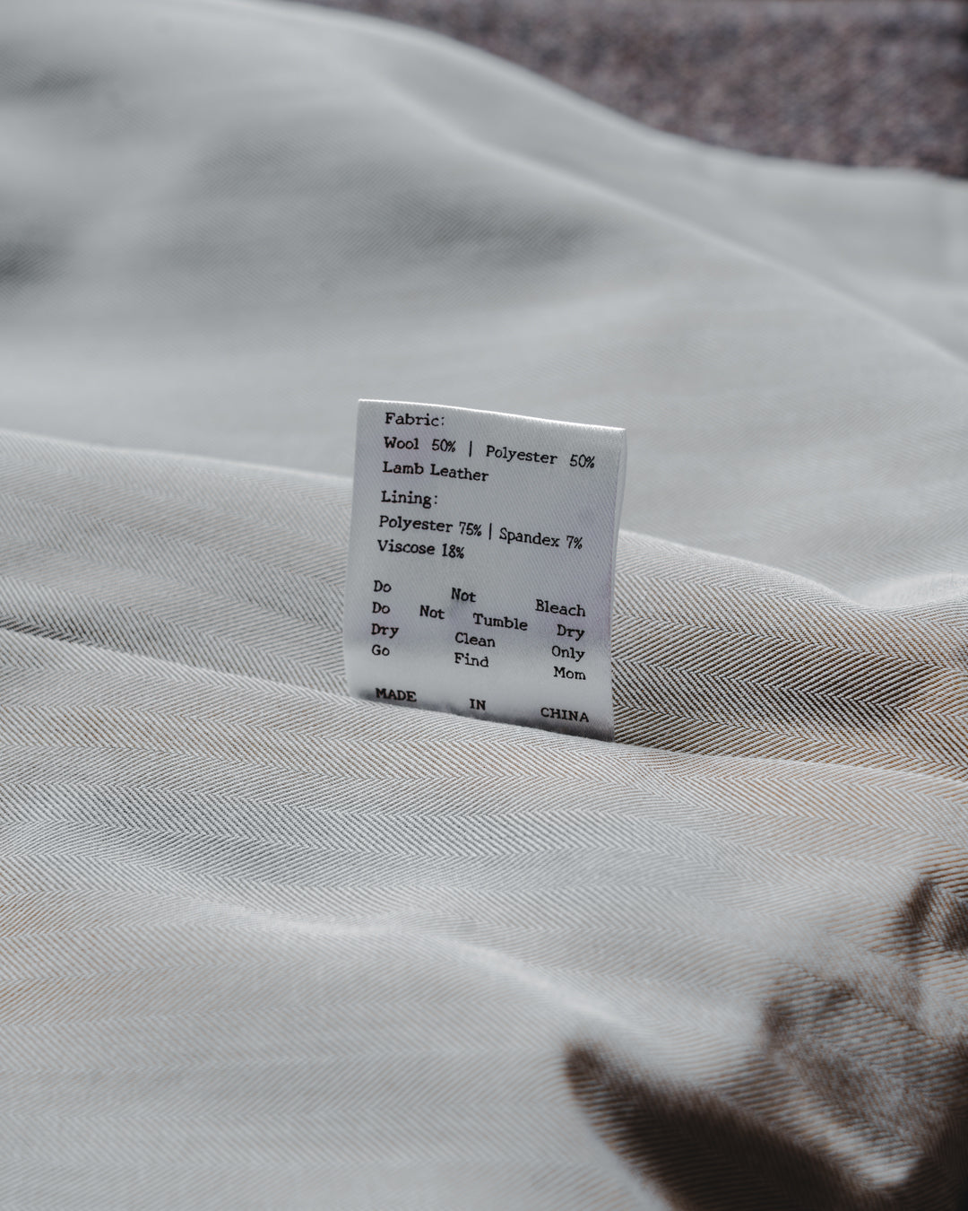 B-6 Wool Tweed PO Zip Blouson