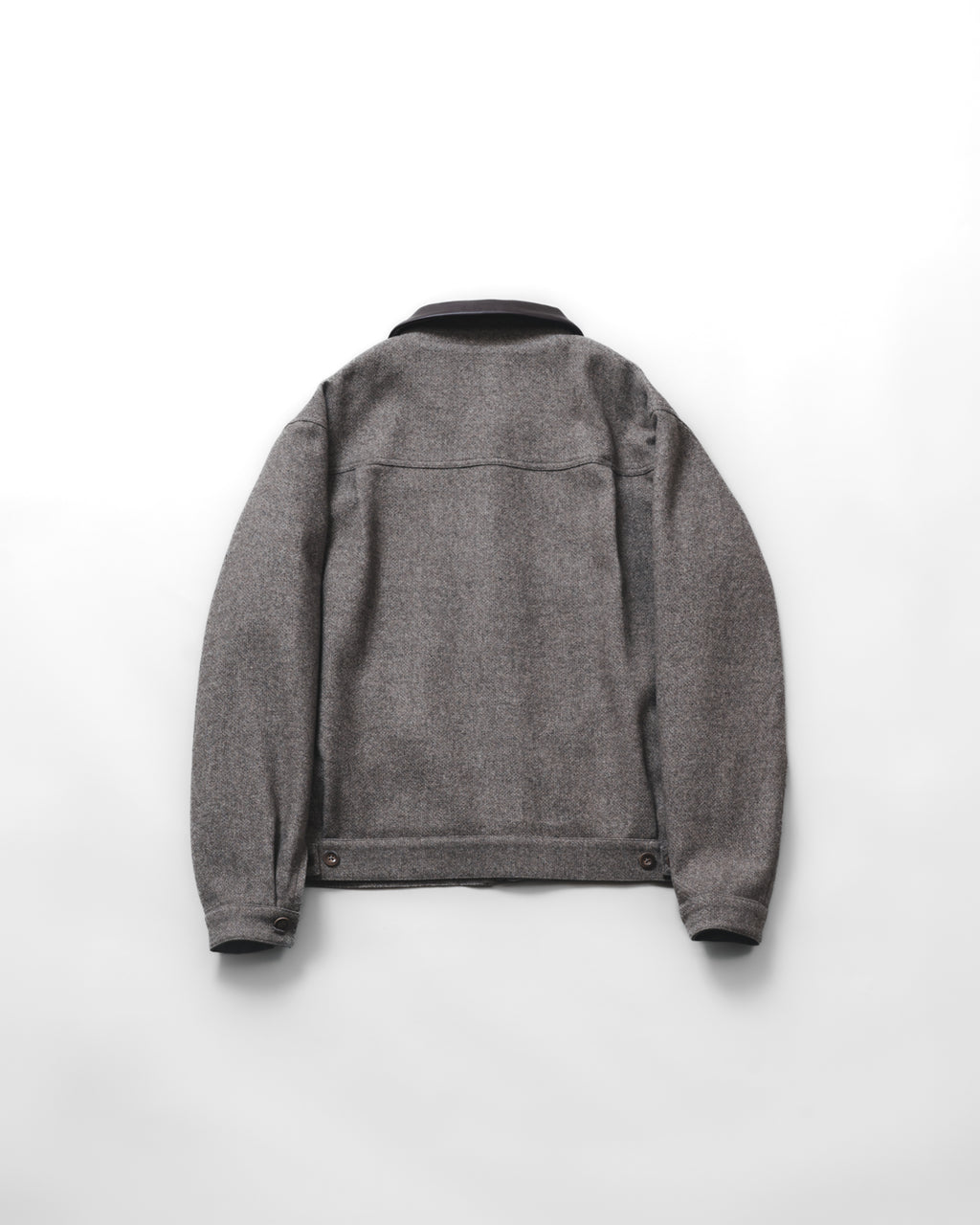 B-6 Wool Tweed PO Zip Blouson