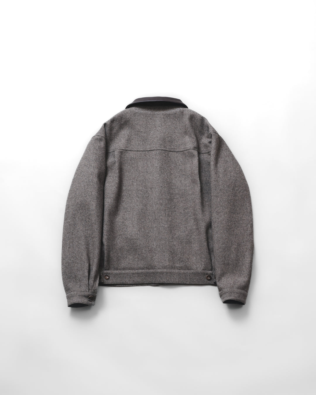 B-6 Wool Tweed PO Zip Blouson