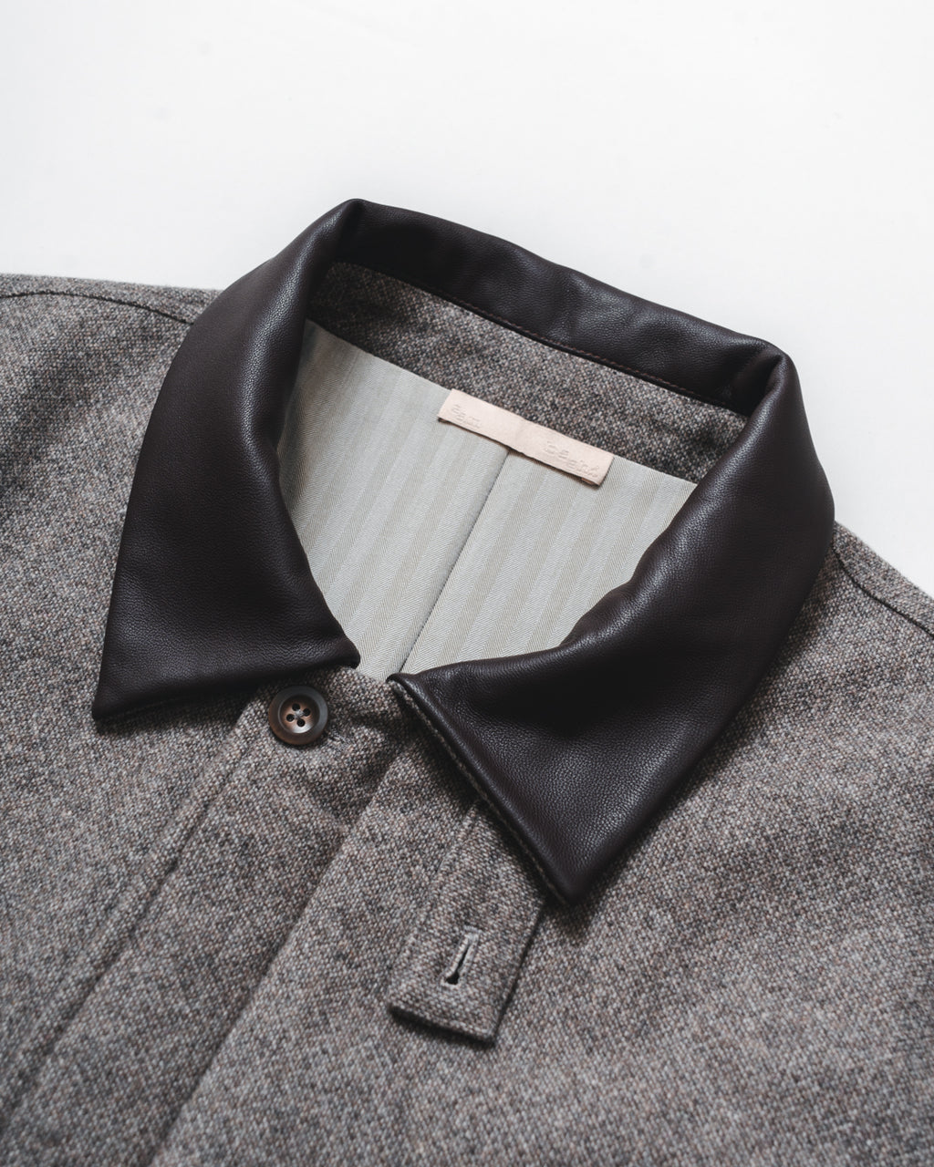 B-6 Wool Tweed PO Zip Blouson