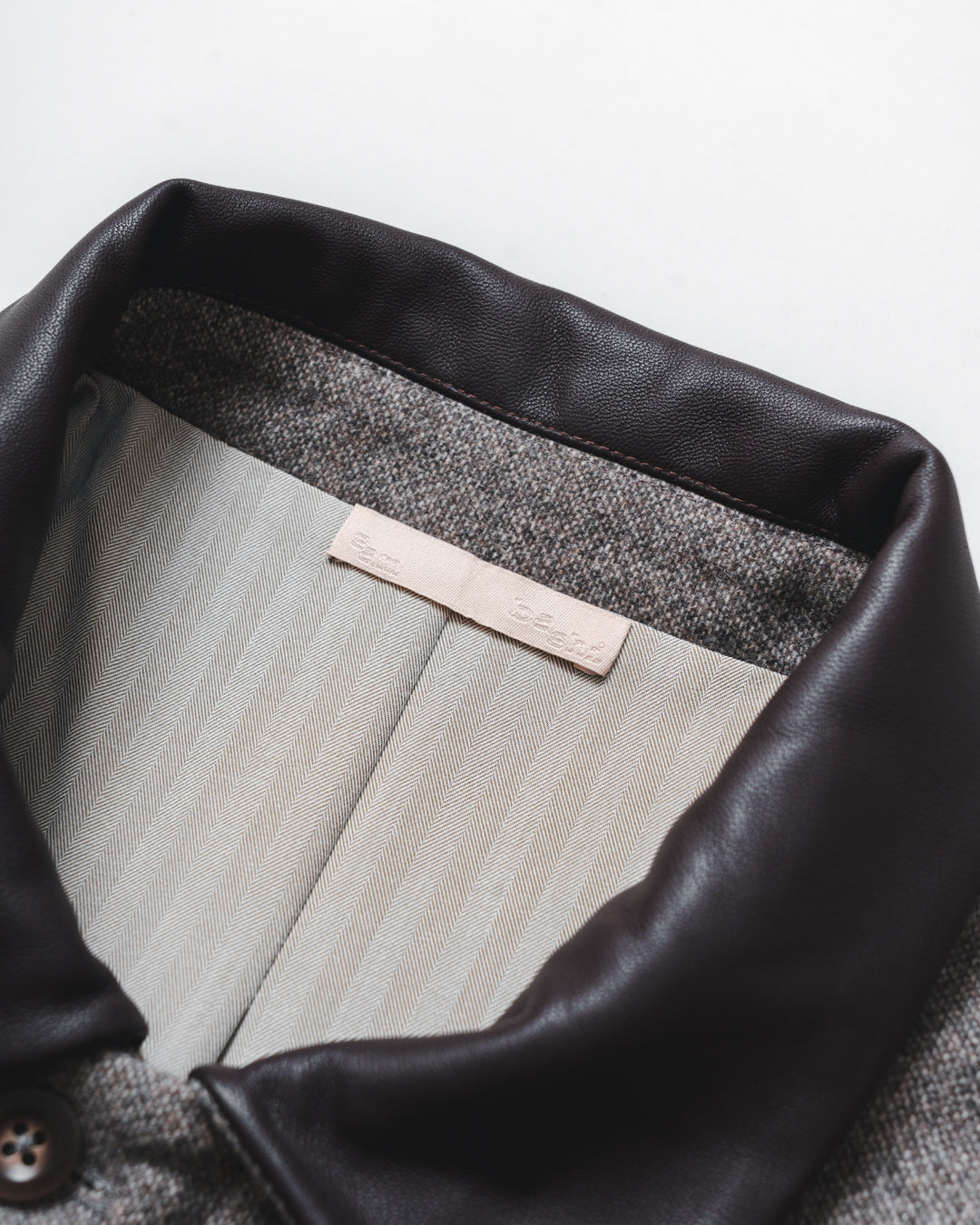 B-6 Wool Tweed PO Zip Blouson