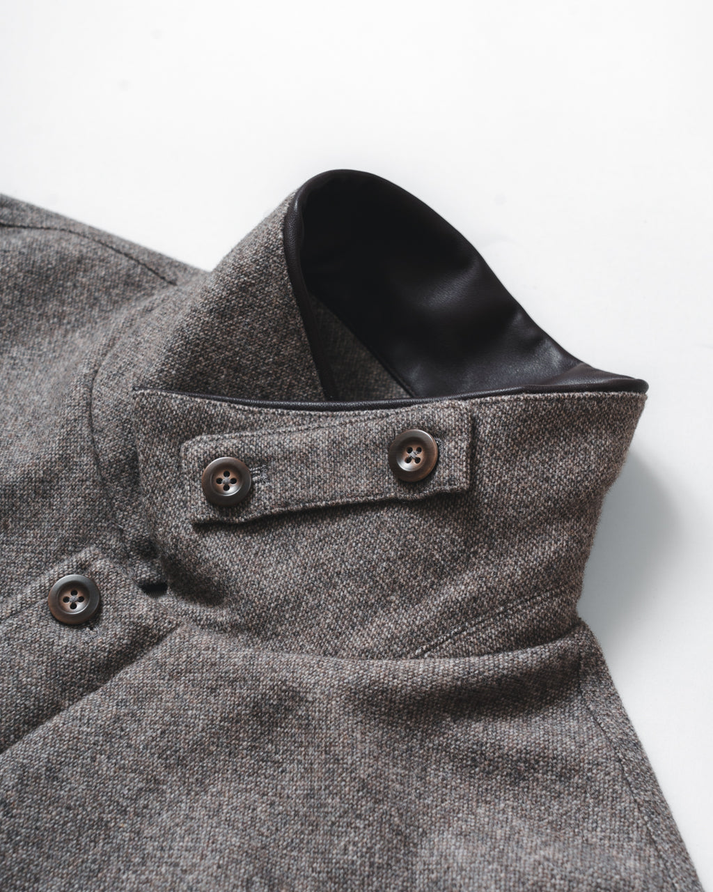 B-6 Wool Tweed PO Zip Blouson