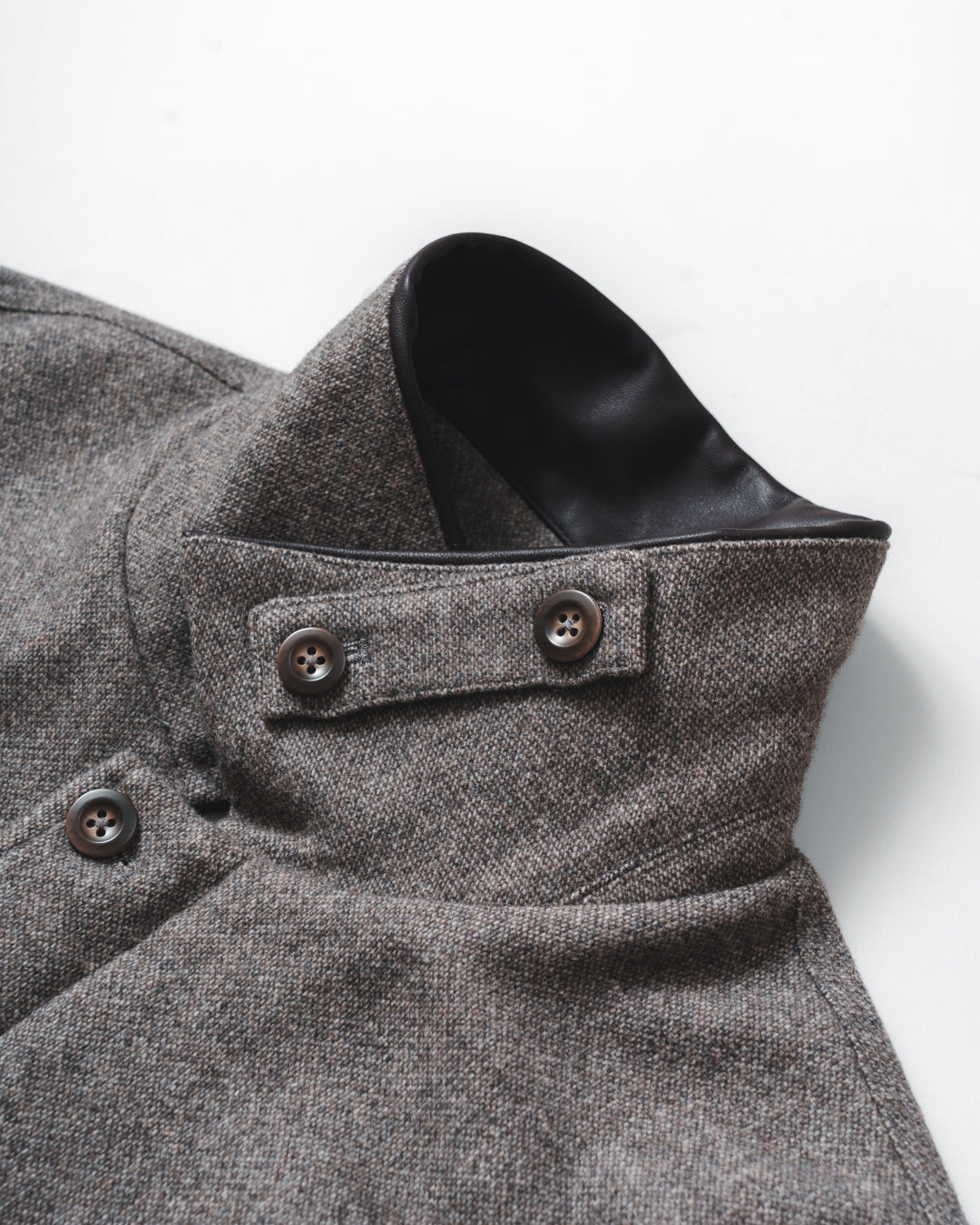 B-6 Wool Tweed PO Zip Blouson