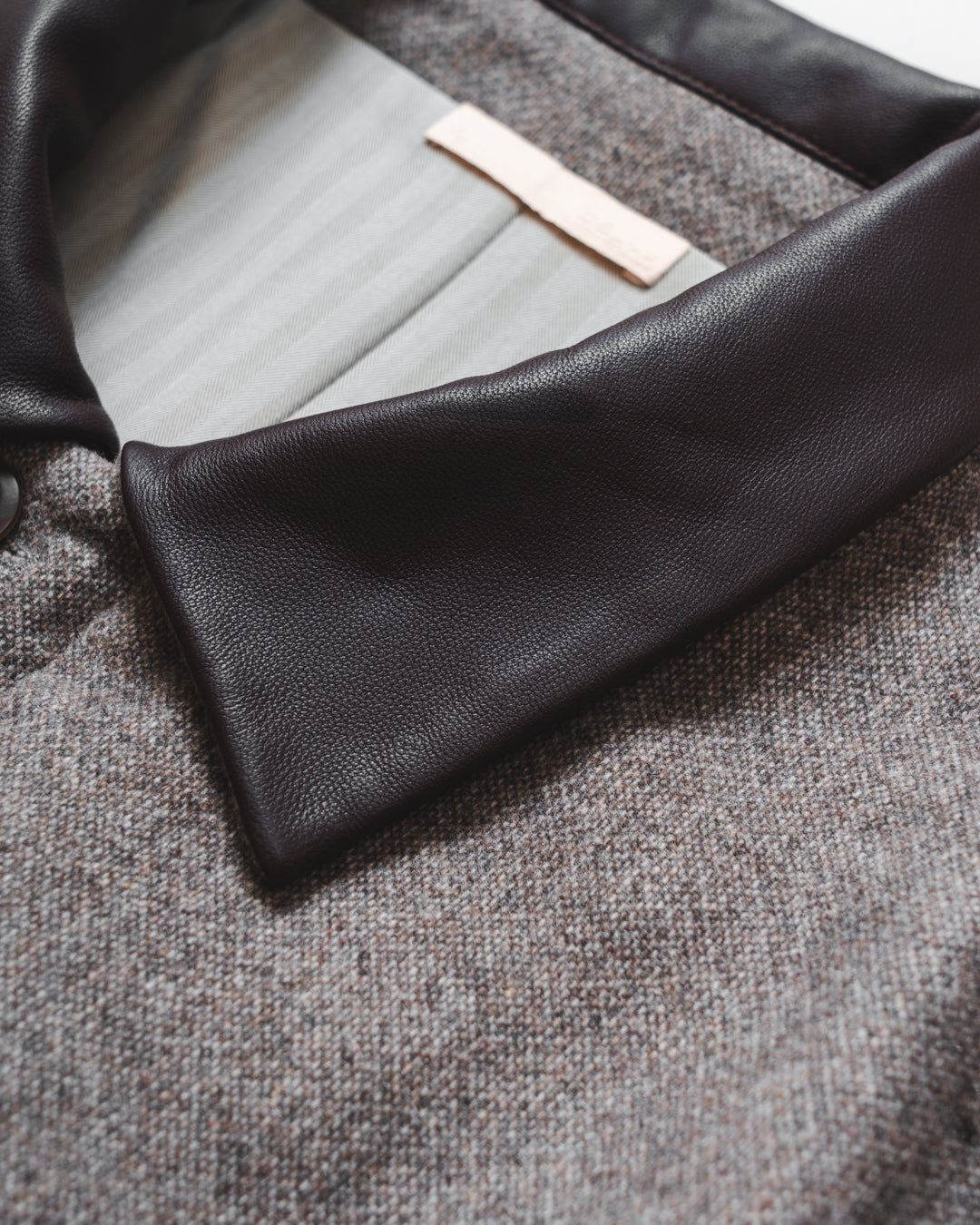 B-6 Wool Tweed PO Zip Blouson