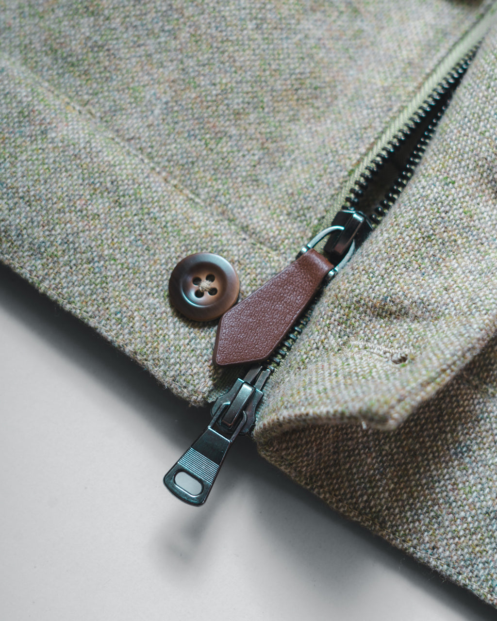 B-6 Wool Tweed PO Zip Blouson (POP-UP limited)