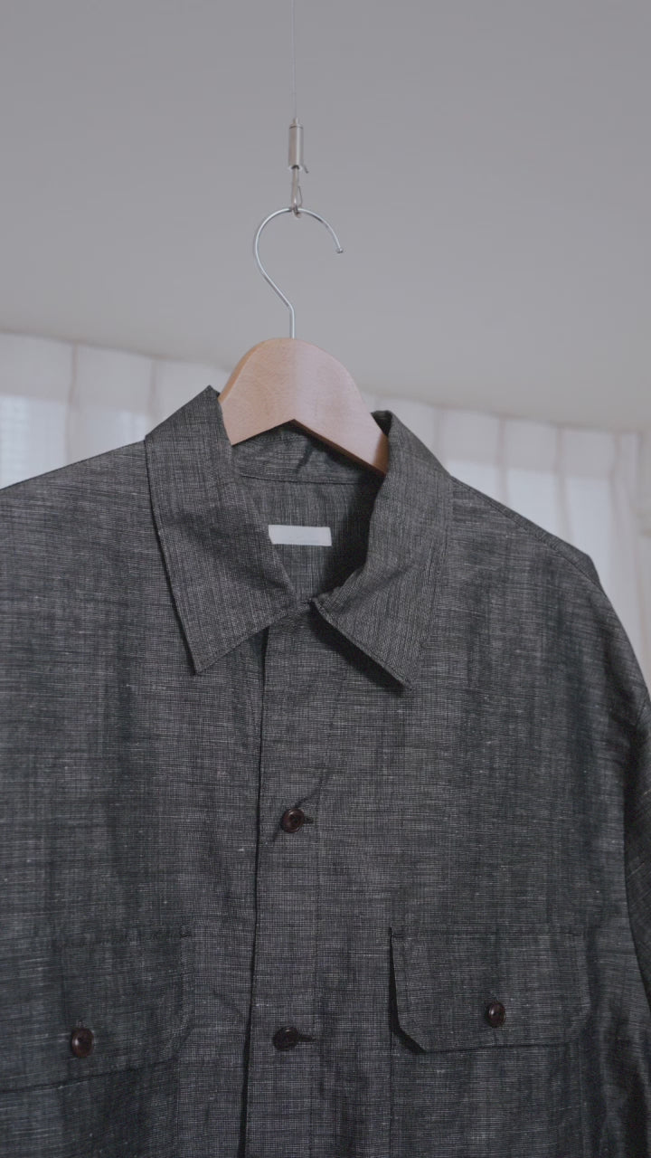 Linen Wool Pinhead Shirt